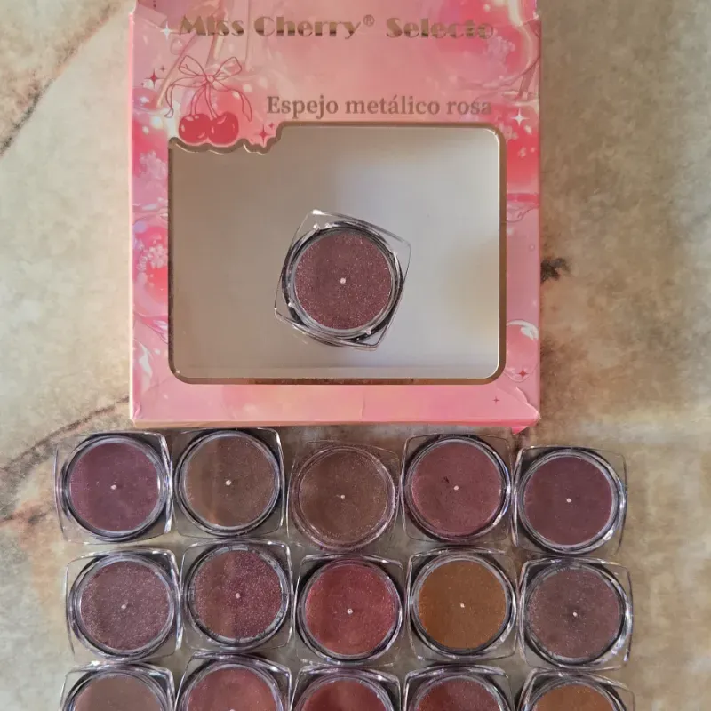 Efecto Espejo Rosa Metal Miss Cherry