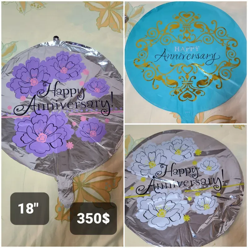 Globos 18" happy aniversario