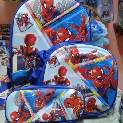 Combos de 3 piezas. Mochila, merendero termico y cartuchera