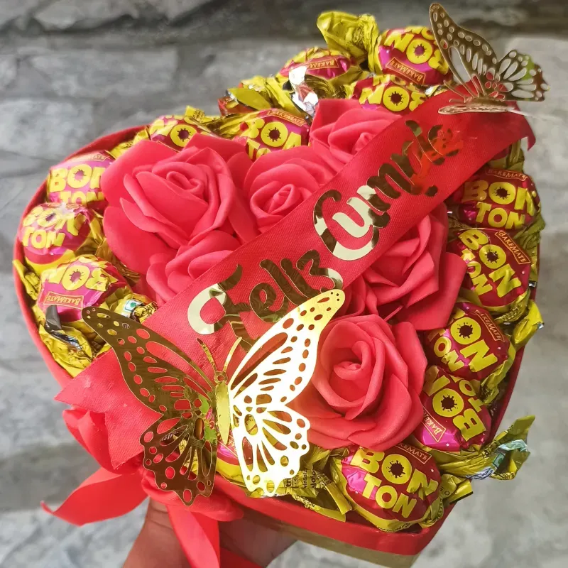 Corazón achocolatado