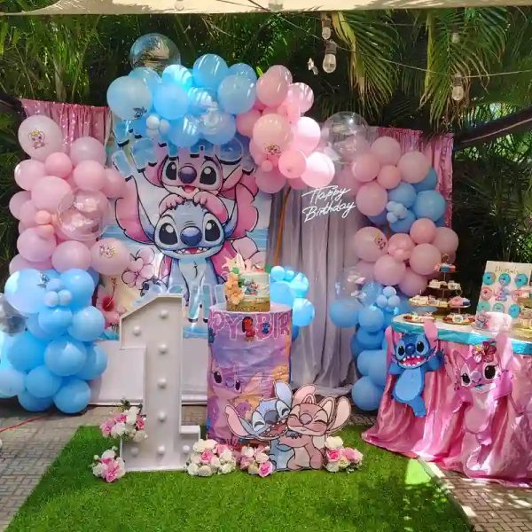 Decoración Stitch & Ángel 1