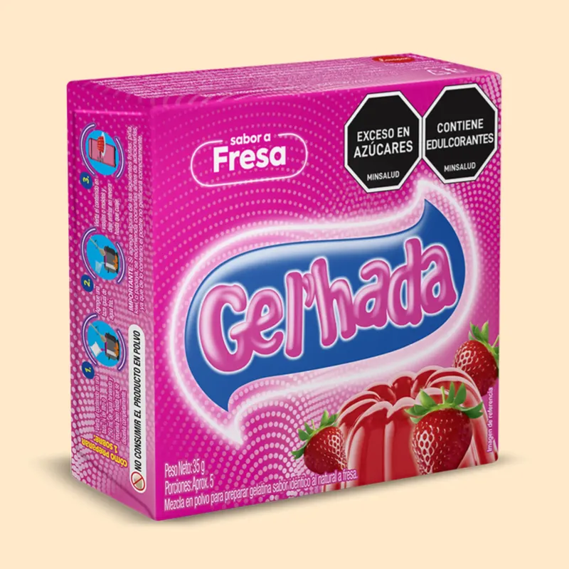 Gelatina de Fresa