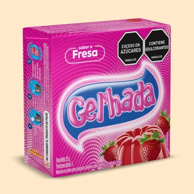 Gelatina de Fresa