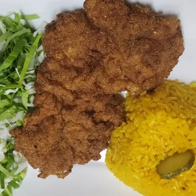 Pollo empanado