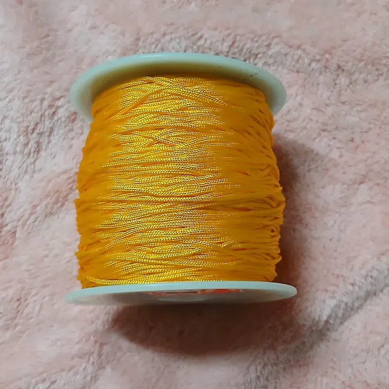 Hilo chino amarillo oscuro 0.8 mm
