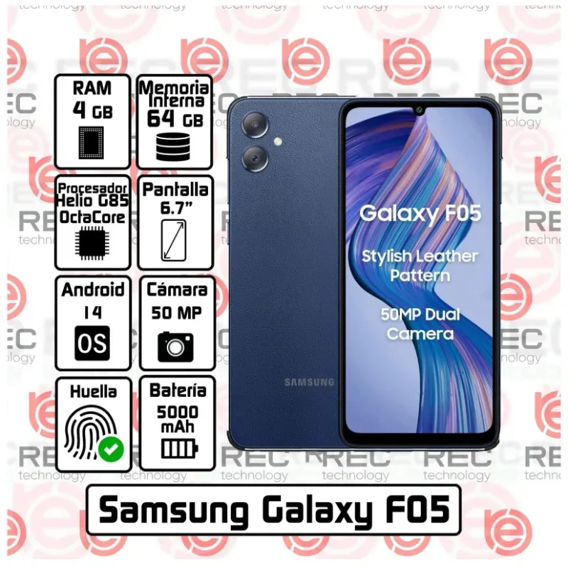 TELÉFONO SAMSUNG GALAXY F05 (REC)