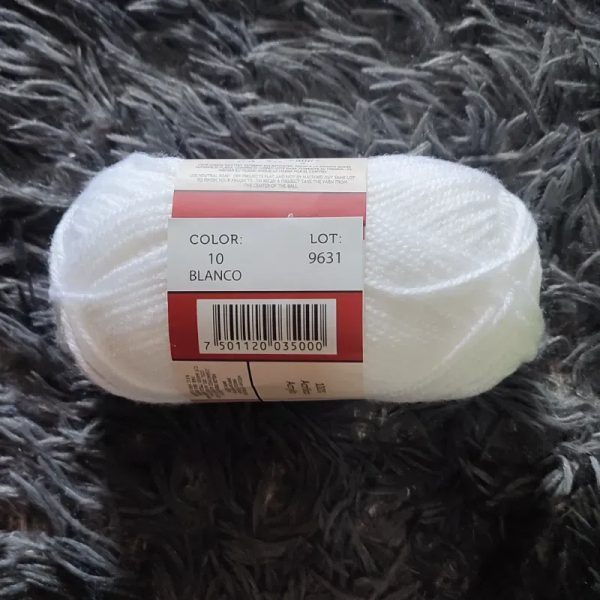Estambre blanco