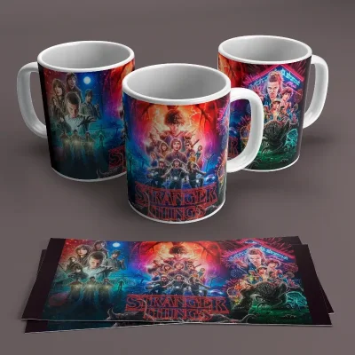 Taza Stranger Things Season 1, 2, 3