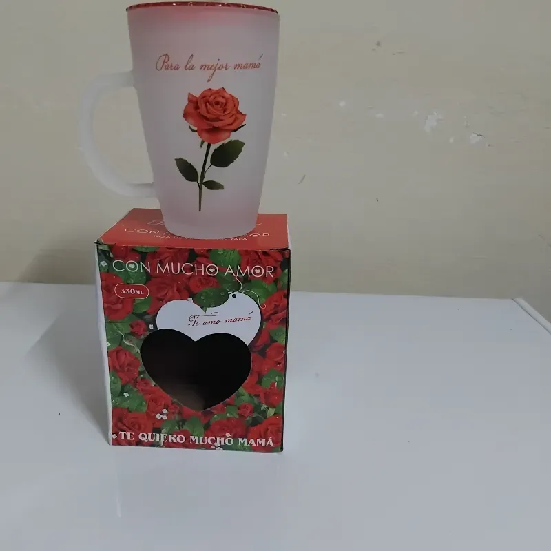 Jarra de cristal nevada