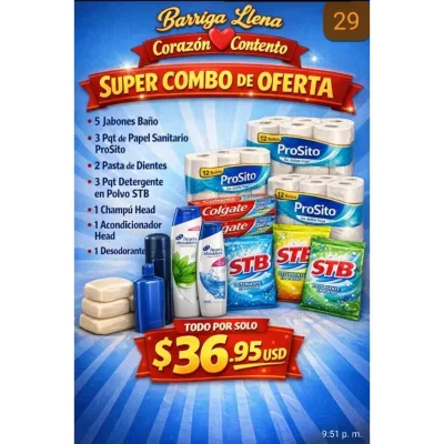 Combo #29(Esenciales de Casa)