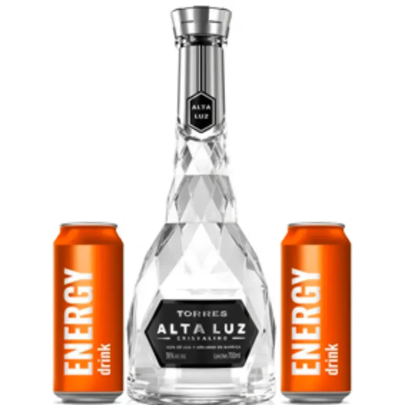 BRANDY TORRES ALTA LUZ CRISTALINO + 2 ENERGIZANTES