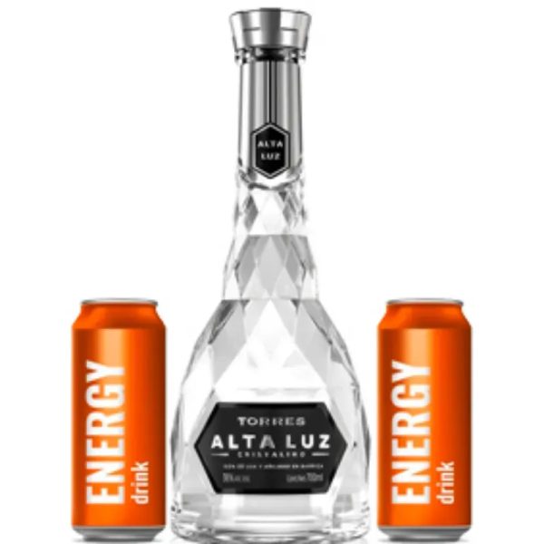 BRANDY TORRES ALTA LUZ CRISTALINO + 2 ENERGIZANTES