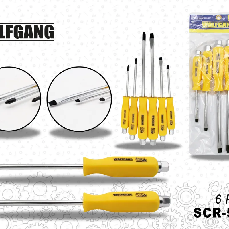 Set de destornillador 6 pzas