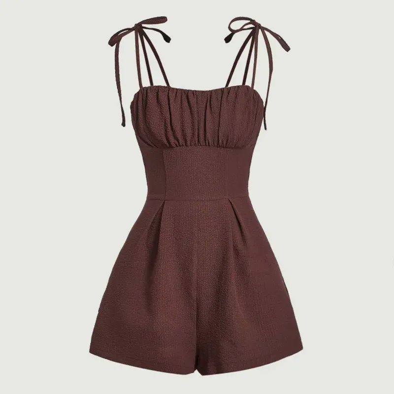 Mono enterizo carmelita