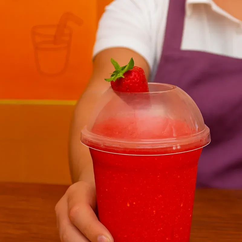 Batido de fresa natural