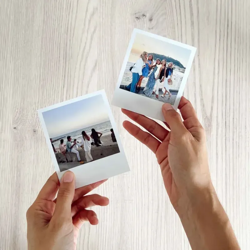 Impresión de fotos polaroid