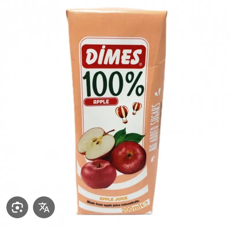 Jugo dimes de manzana