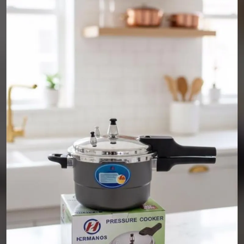 Olla de presión de 6lt Negra