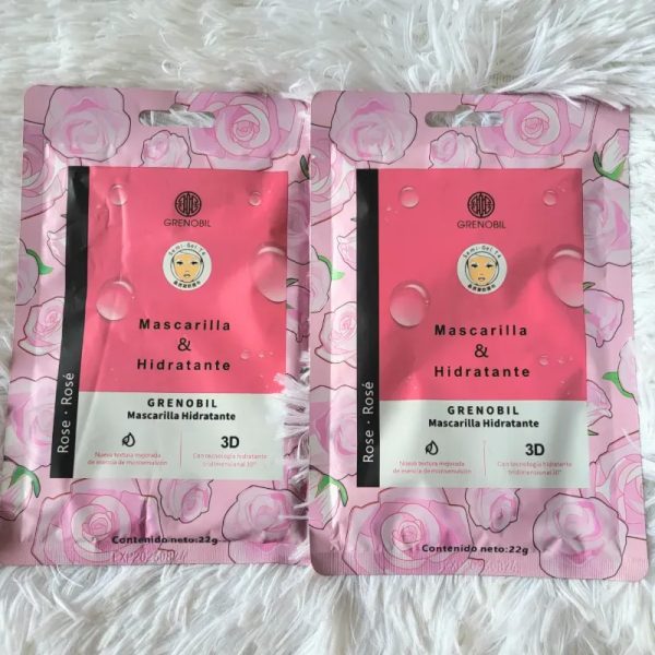 Mascarilla hidratante de rosas