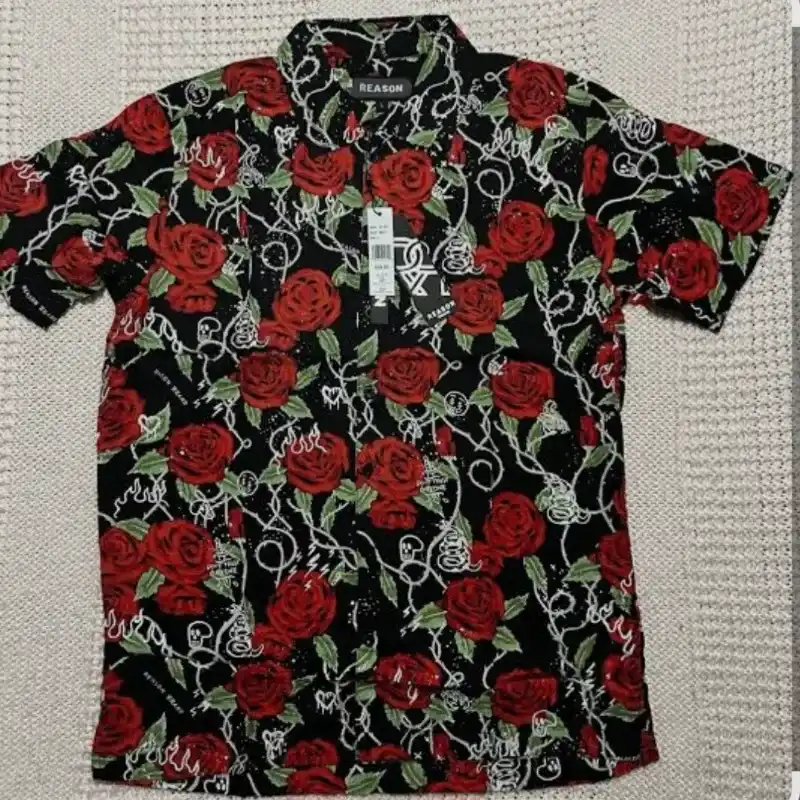 Camisa REASON Diseño Floral TALLA S