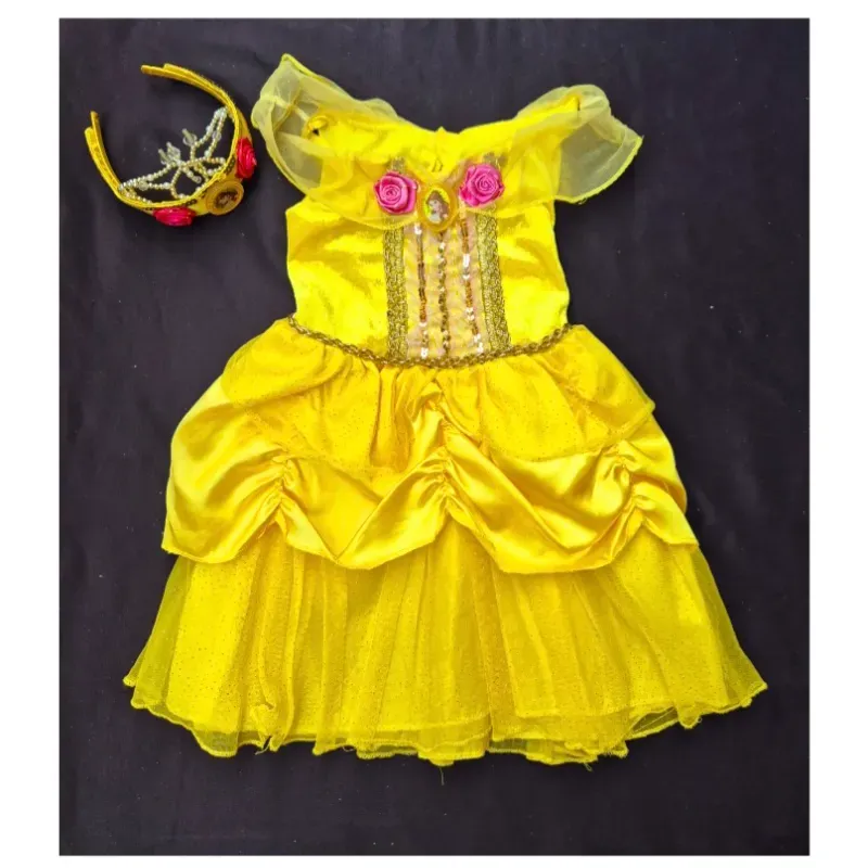 Traje de Bella (Película la Bella y la Bestia).