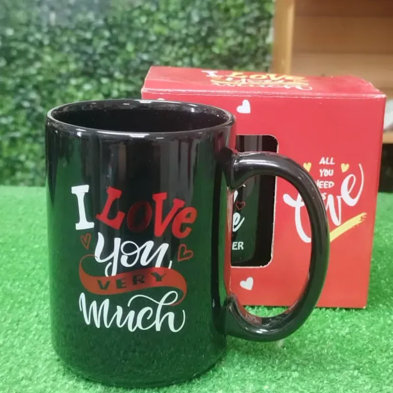 Jarra grande de cerámica- [I love you very much]