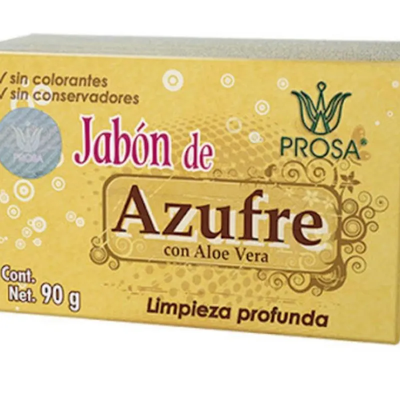 Jabón de Azufre y Aloe Vera