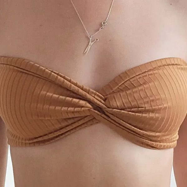 TOP TRENZADO BEIGE