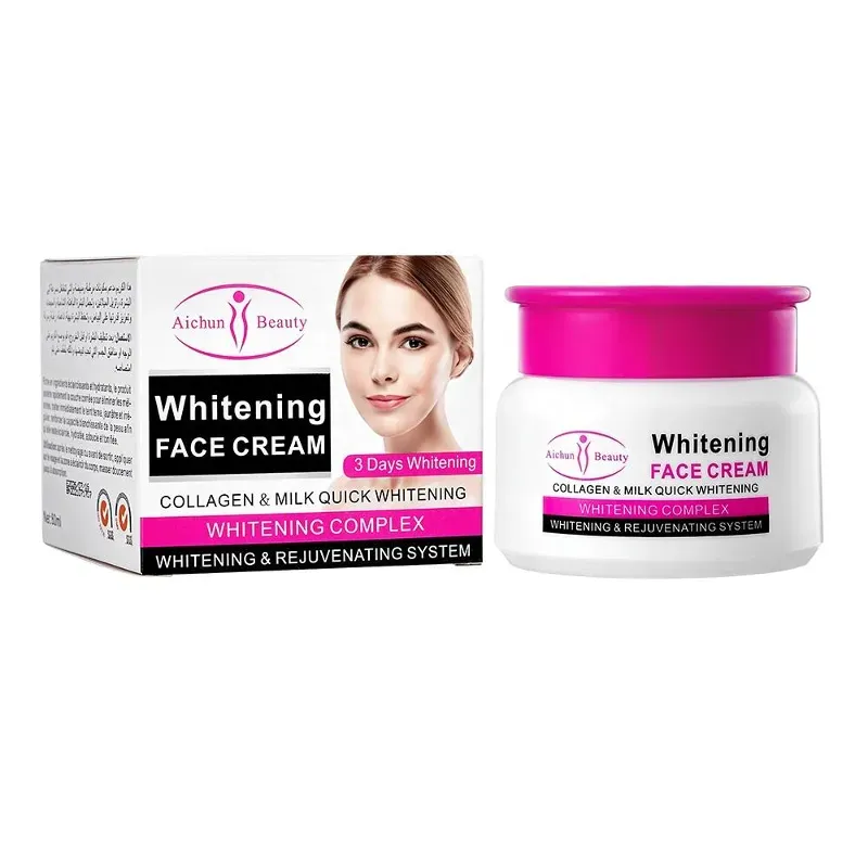 Crema facial blanqueadora