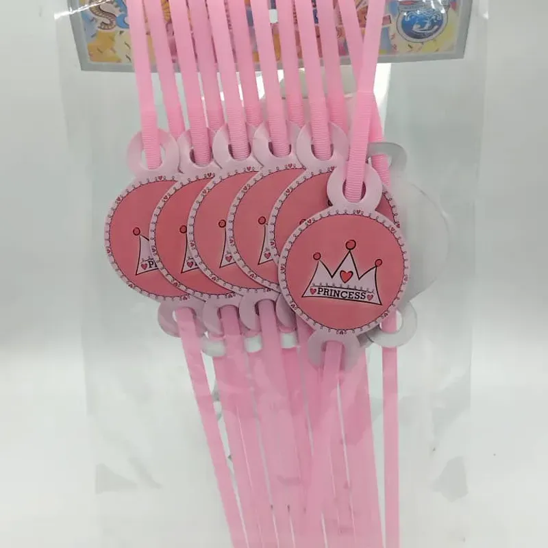 ‼️Set de 12 absorbentes decorados para revelacion de sexo‼️ Rosado