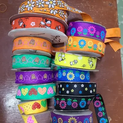 Cinta falla estampada 2.5 cm