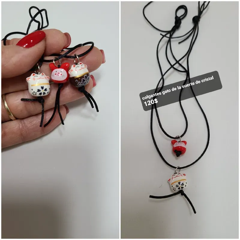 Colgante dige de porcelana