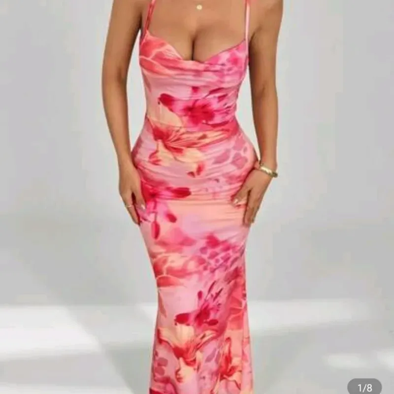 Vestido de orquidias