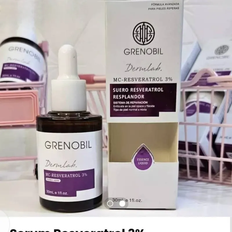 ✨ ¡Transforma Tu Piel con el Suero Resveratrol Resplandor de Grenobil! ✨
