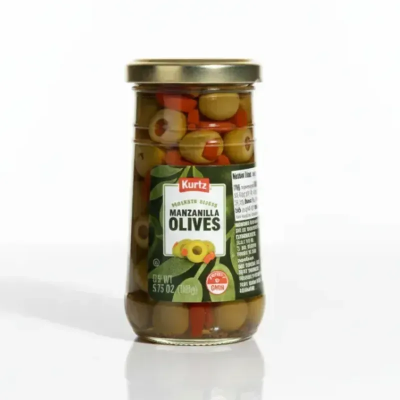 Aceituna Troceada Rellena c/Pimiento 163gr