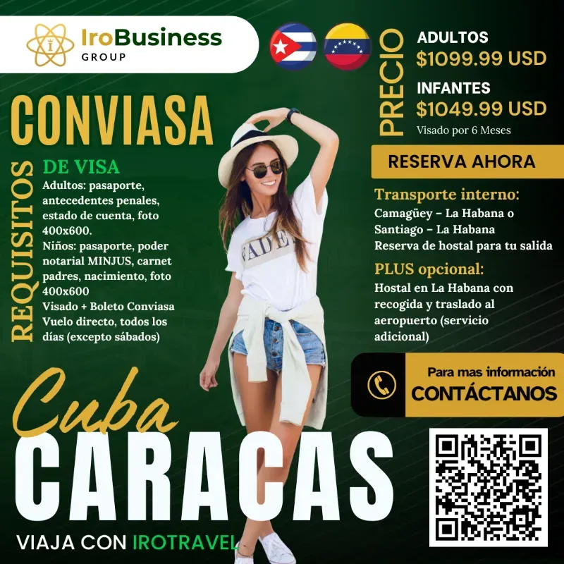 Pasaje Cuba - Caracas