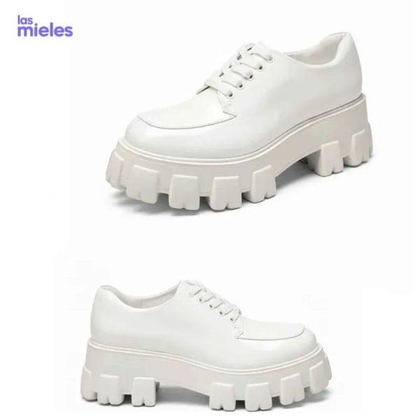 Zapatos blancos de plataforma