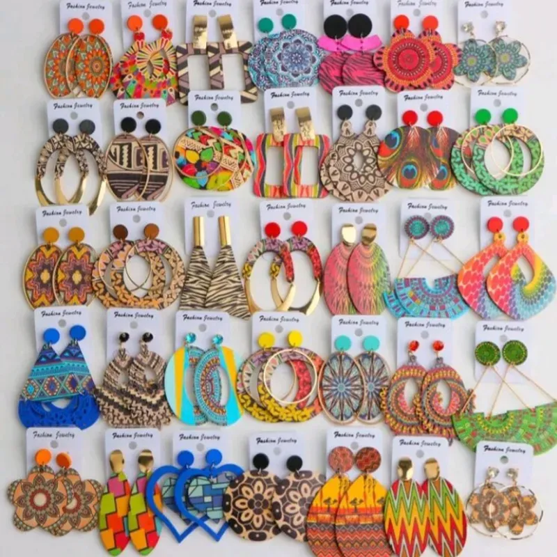Aretes estilo afro