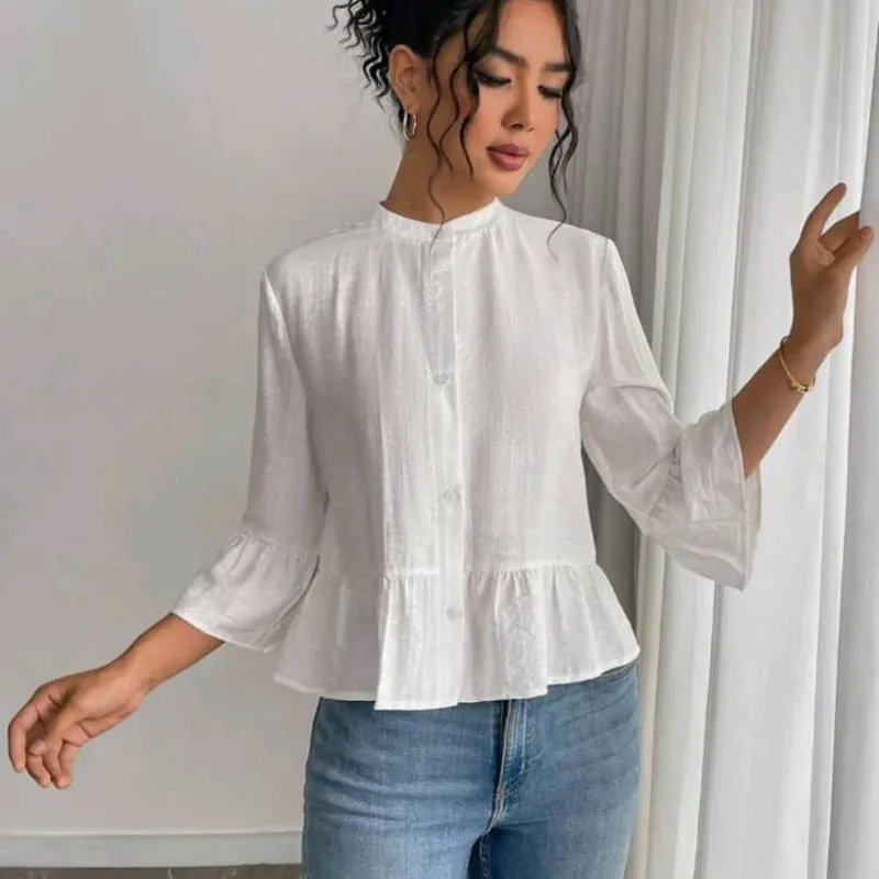 Blusa de mangas largas