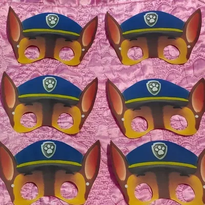 12 MÁSCARAS (PAPEL)