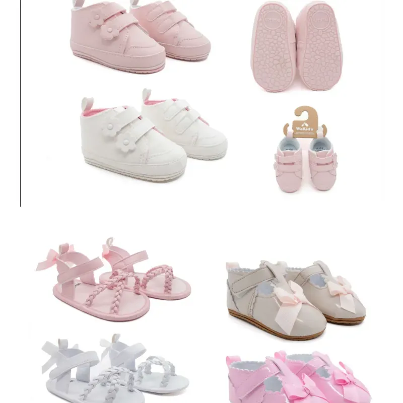 Set de Zapatos Infantiles Variados Rosa/Blanco