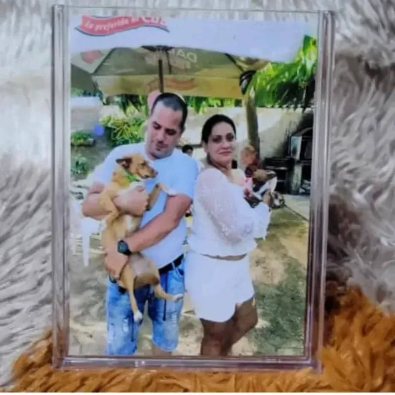 Portaretrato de acrilico pequeño