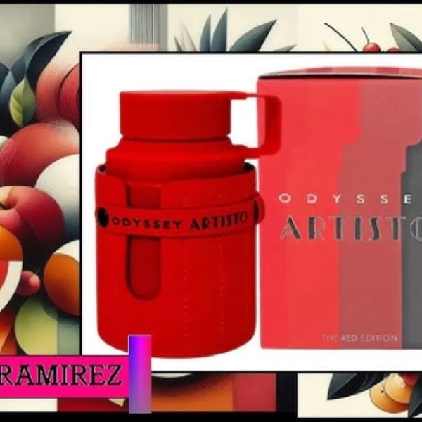 Odyssey ARTISTO Eau de Parfum para Hombre, 3.4 oz, Red Edition nuevo