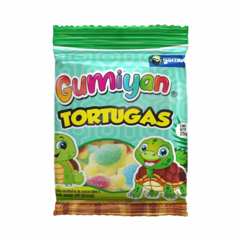 Gomitas dulces Gumiyan Tortugas.