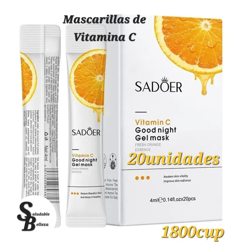 Mascarillas de Vitamina C