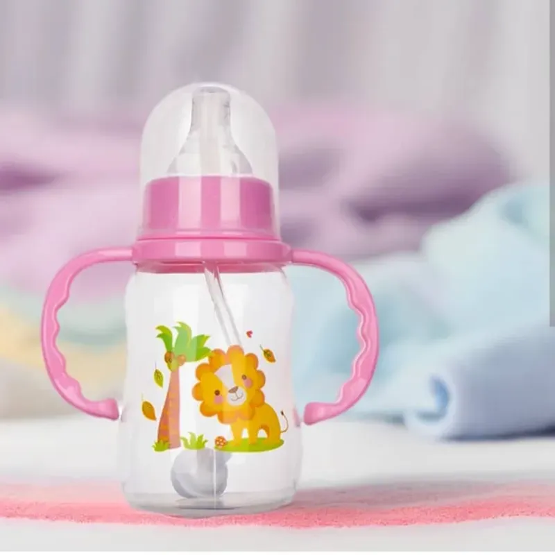 BIBERON ANTICOLICO CON AGARRE- PARA BEBES