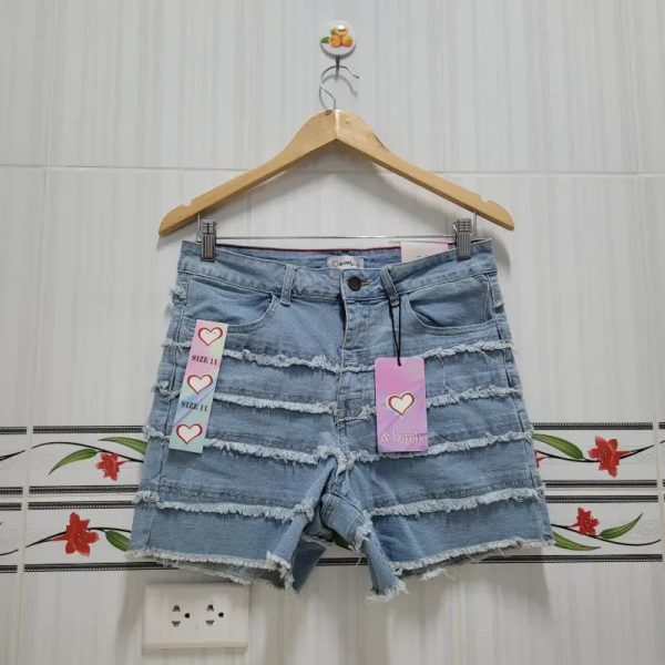 Shorts mezclilla