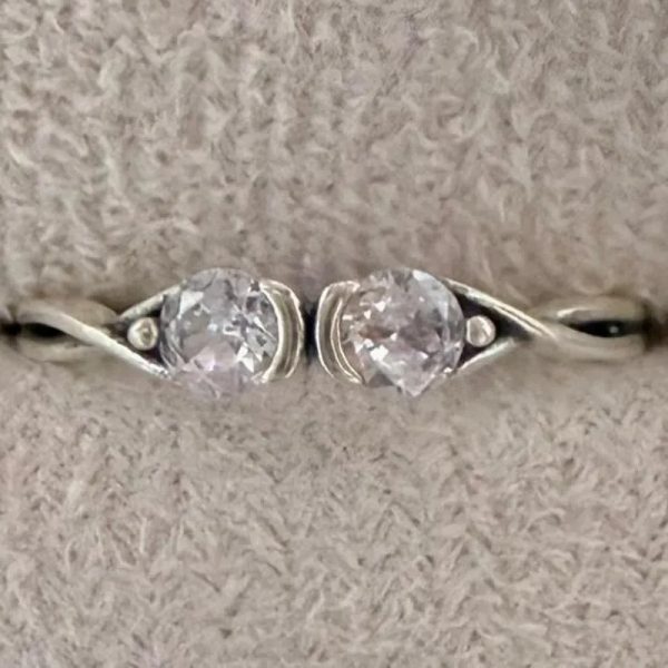 Anillo Infinito 2 Piedras