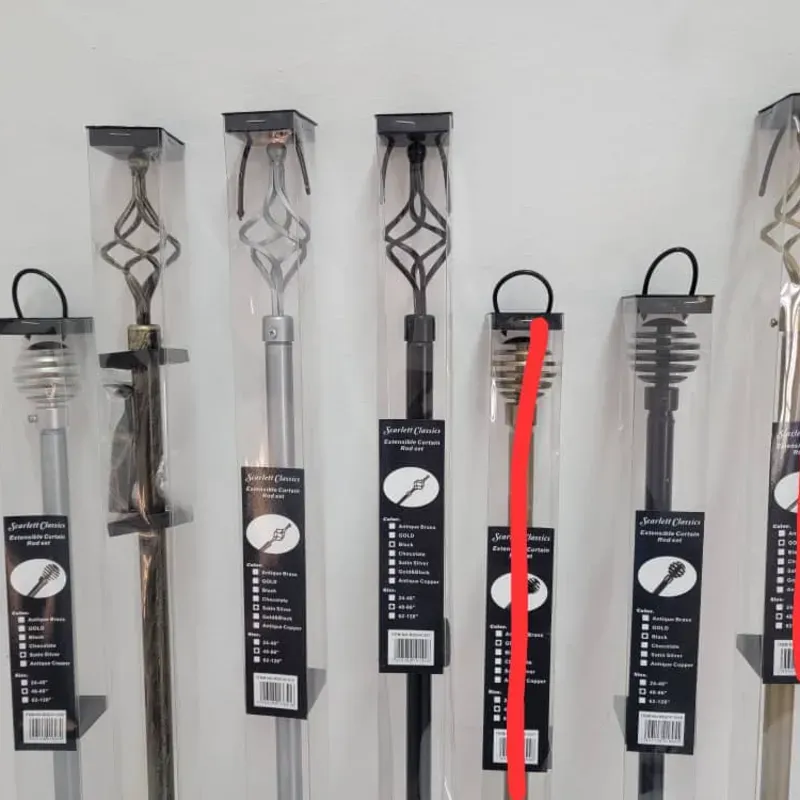 Cortineros metálicos expandibles, 5000 CUP