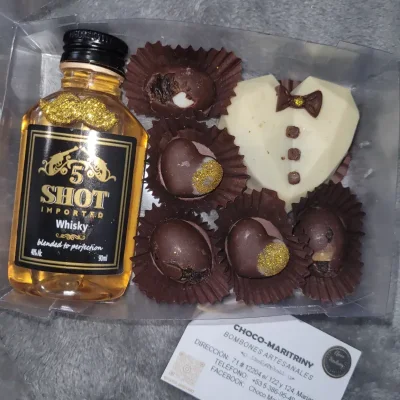 Caja de chocolate para papá